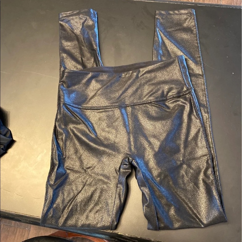 Faux leather leggings